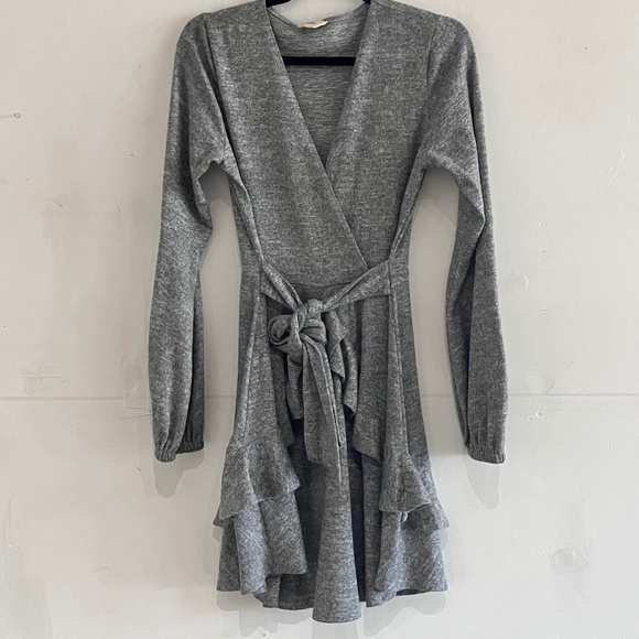 Olian Dresses & Skirts - Gray Full rat belletcore double tiered dress